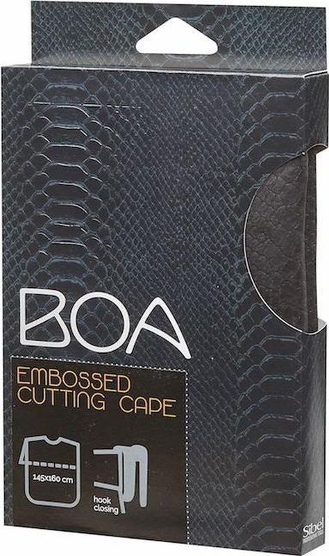 Kapmantel - Zwart - Slangenleer Look - 100% Polyester - Waterafstotend