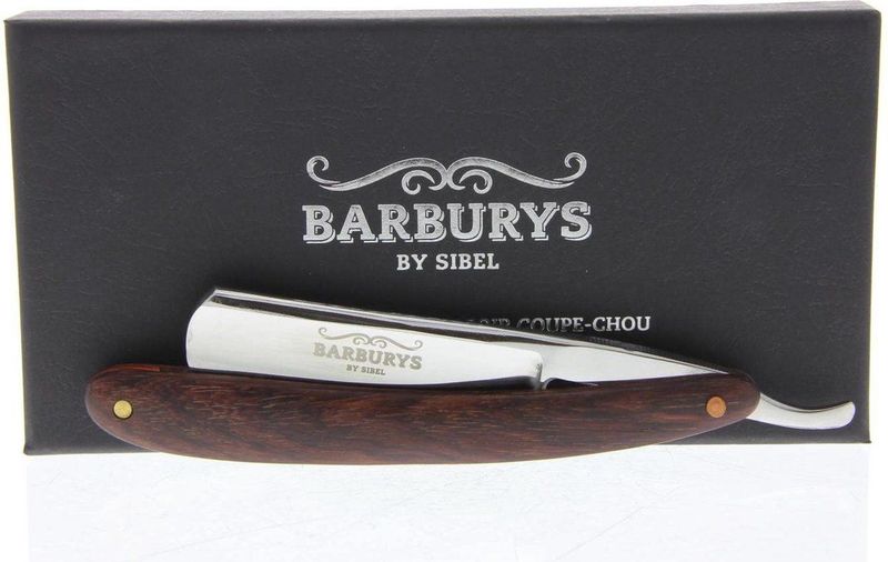 Barburys - Open Scheermes - Zwart - Roestvrij Staal