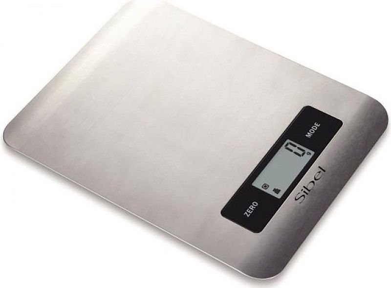 Sibel - Steel Style - Weegschaal - Zilver - Touchscreen