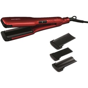 Volumeox - 3 In 1 Volumizing Straightener - Stijltang - Zwart - Keramische Platen
