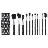 Sibel - Black Swan - Make-up Borstel Set - Zwart - 11 Stuks