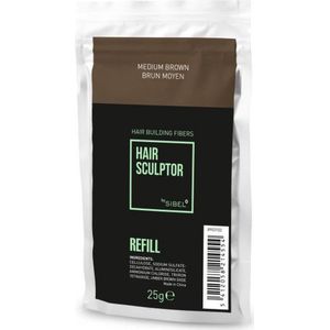 Hair Sculptor vezelvulling middenbruin Sibel 25g