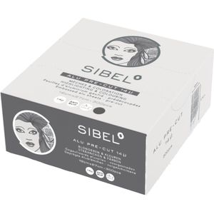 Sibel - Alu Folie Embossed - Zwart - Pre-Cut - 14MY - 300 Vel