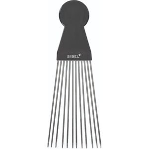 Sibel Metalen Kam voor Kroeshaar Model 1 - Metal Fork Hair Comb for Frizzy Hair