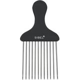 Sibel Metalen Kam voor Kroeshaar Model 3 - Metal Fork Hair Comb for Frizzy Hair