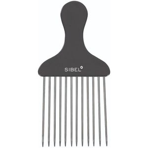 Sibel Metalen Kam voor Kroeshaar Model 3 - Metal Fork Hair Comb for Frizzy Hair