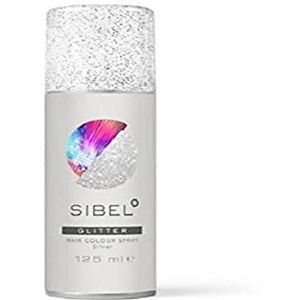 Sibel Kleurspray zilver glitter 125ml