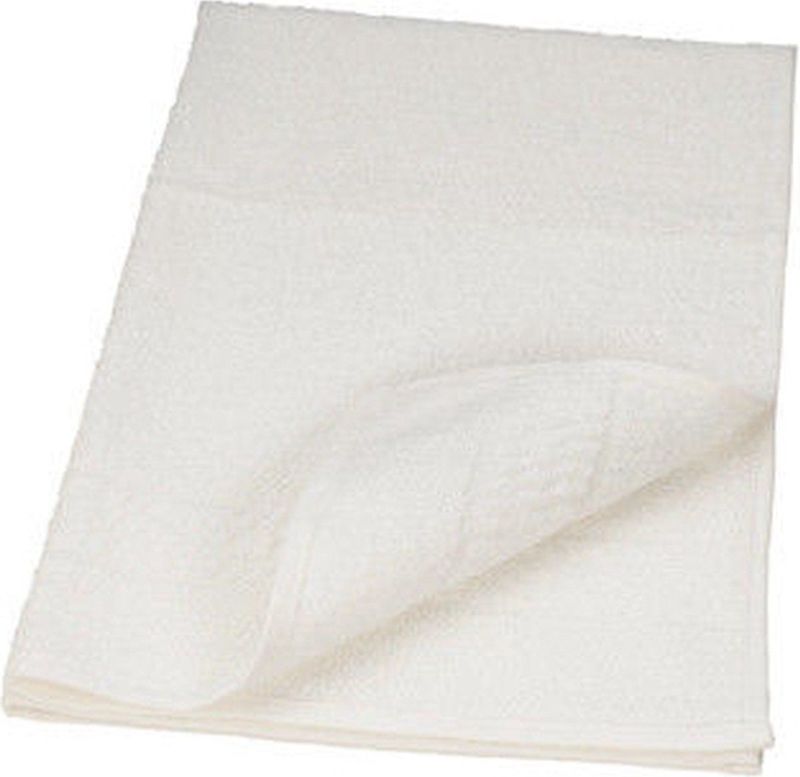 Bobtuo - Katoenen Handdoek - Wit - 50x85cm