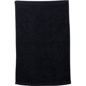 Bobtuo - Katoenen Handdoek Mini - Zwart - 28x45cm