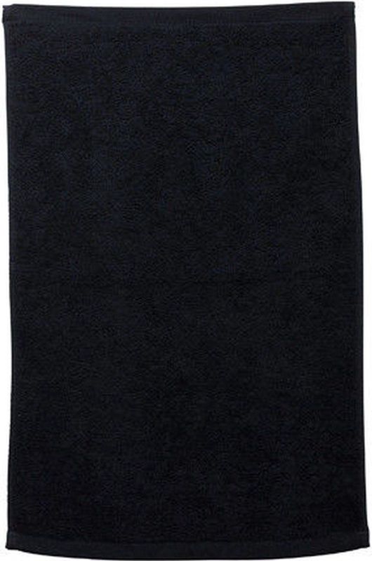 Bobtuo - Katoenen Handdoek Mini - Zwart - 28x45cm