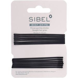 Sibel - Best Grips - Metal Straight - 70 mm - 12 Stuks