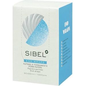 Sibel - End Wraps Wave Tex Spidspapir - 1000 Stk - Tippapier voor Professionele Behandeling