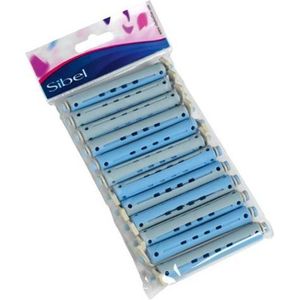 Sibel Permanentkruller Lang 12st Blauw Grijs 12mm