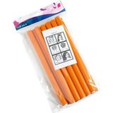 Sibel - Papilotten Lang - Oranje - 25cm - 5st