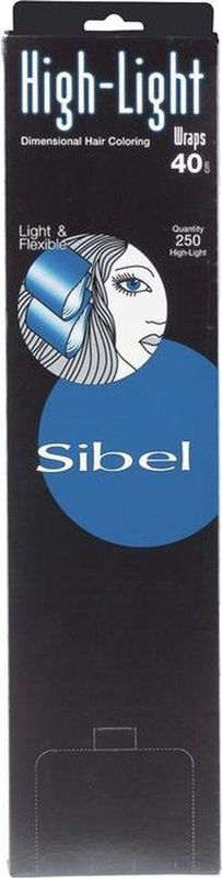 Sibel - High-Light Wraps - 40 x 10 cm - Dispenser met 250 Vellen Streeppapier