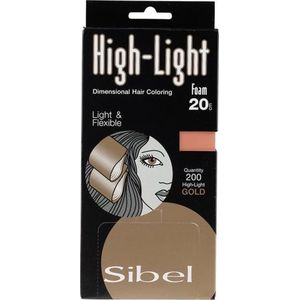 Sibel - High Light Foam - Blondeerpapier - Goud - 200 Vellen