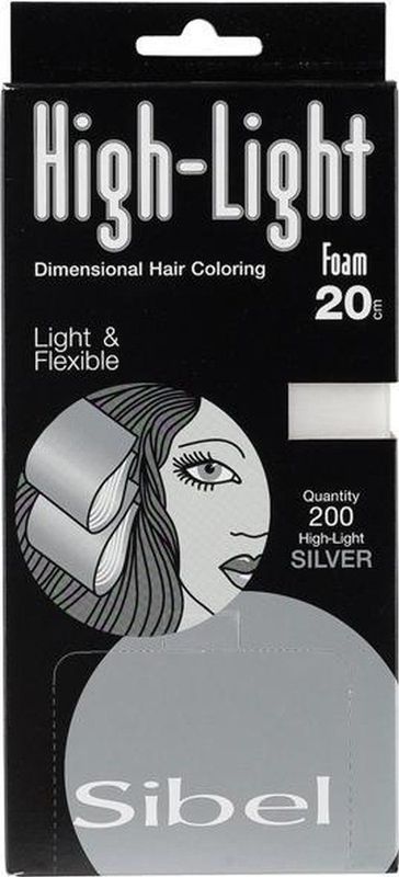 Hi Lite Foam Zilver 200 Stk 9.5x20 Cm