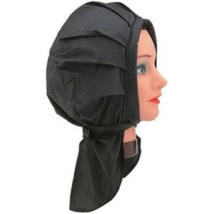 Sibel - Permanentmuts met Velcro - Zwart - Kappersbenodigdheden