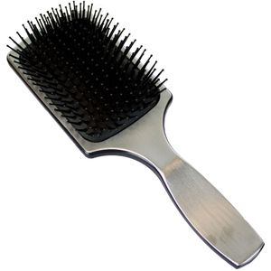Sibel - Paddle Brush - Haarborstel - Zwart - Nylon Haren