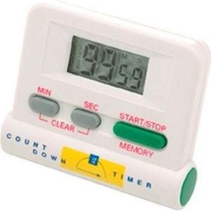 Sinelco - Digitaal Klokje - Zwart - Kunststof