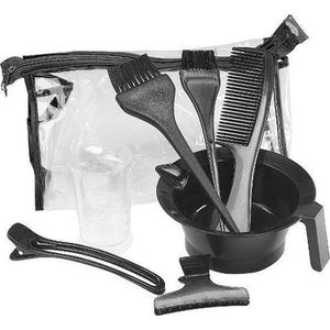 Haarverf Benodigdheden - Set - Inclusief Borstels - Tas - Klemmen - Verfschaal