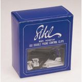 Sibel - Scheidingsklemmen Double Prong - Plastic - 100 stuks