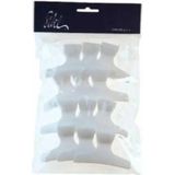 Sibel - Verdeelklemmen Croco Lang - 12 Stuks - Wit