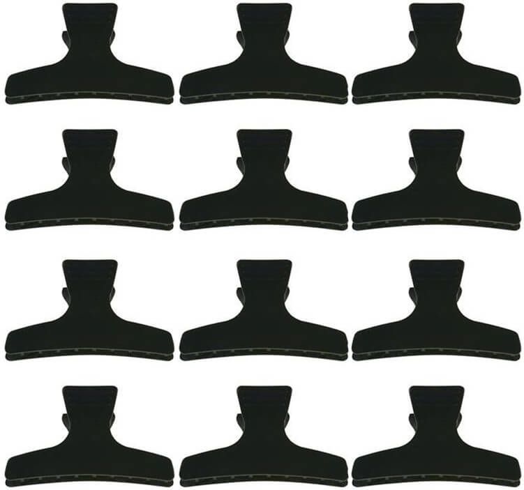 Sibel - Verdeelklemmen - Zwart - Breed - 12 Stuks