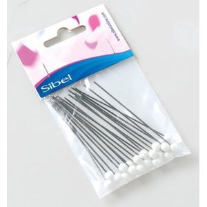 Sibel - Naalden - Metaal - Wit - Inhoud 20 Stuks