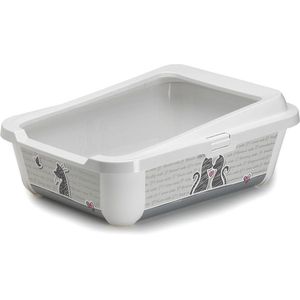 Moderna Lift To Sift Kattenbak Met Zeefsysteem Grijs/Geel 57 x 43 27 cm Moderna Lift To Sift Kattenbak Met Zeefsysteem Grijs/Geel 57 x 43 27 cm