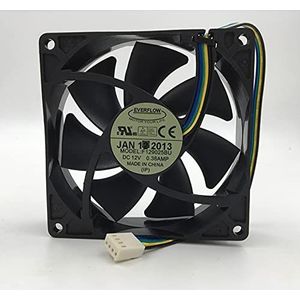 F129025BU 9CM 9025 PWM Fan 12V 0.38A 4Wire 4Pin Computer CPU Cooling Fan