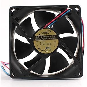 AD0912LB-A76GL 9cm fan 9025 12V 0.13A 3pin computer CPU cooling fan