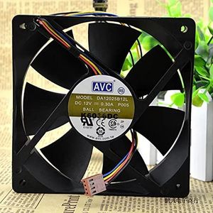 AVC DA12025B12L P005 12cm 12025 12V 0.3A silent 4-pin PWM fan