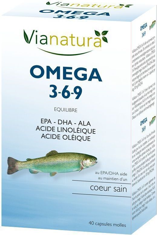 Vianatura Omega 3-6-9 40 capsules