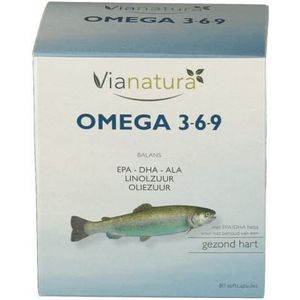 Vianatura Omega 3 6 9 80 capsules