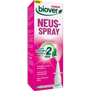 Biover® Selfcare – Neusspray– Opent Verstopte Neus In 2 Min. – 20 ml