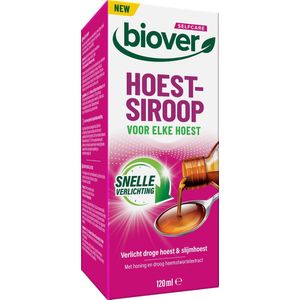 Biover® Selfcare – Hoestsiroop – Droge Hoest & Slijmhoest – 120 ml