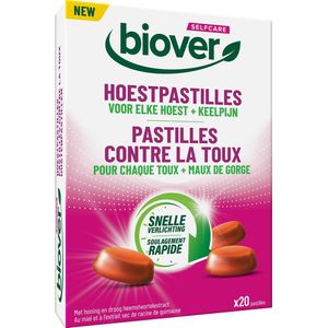 Biover® Selfcare – Hoestpastilles – Hoest & Keelpijn – 20 Stuks