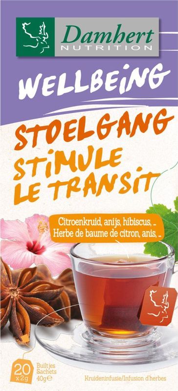 Damhert Stoelgang Thee - Venkel - Sennapeulen - 20 Theezakjes