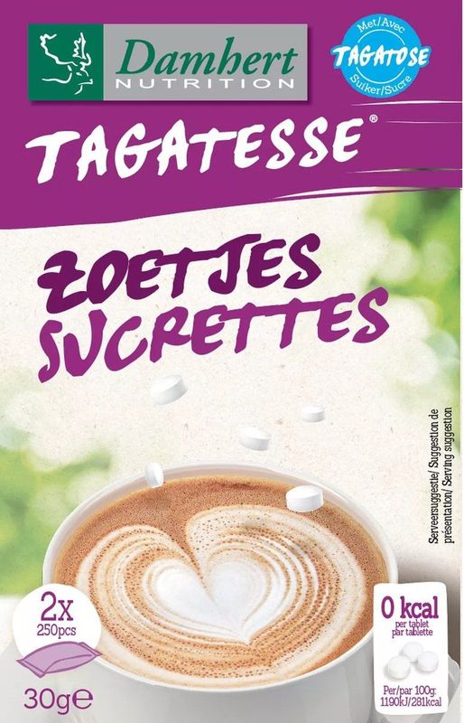 Damhert Tagatesse tafelzoetstof 0 kcal! - 500 stuks navul