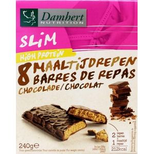 Damhert Slim maaltijdrepen chocolade 240 gram
