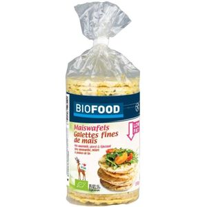 Damhert Biofood Maiswafels Met Lijnzaad BIO 150 gr