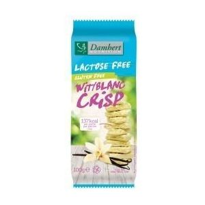Damhert Witte Chocoladetabletten Crisp Glutenvrij 100 Gr