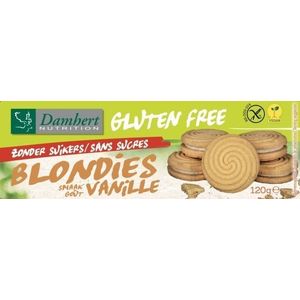 Damhert Glutenvrije Blondies Zonder Suiker 120 Gram