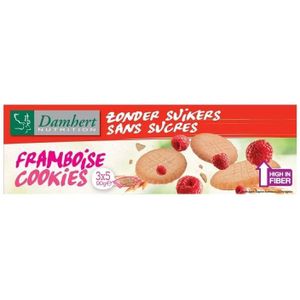 Damhert - Framboise Cookies - Koekjes - Frambozen Smaak - Zonder Suikers
