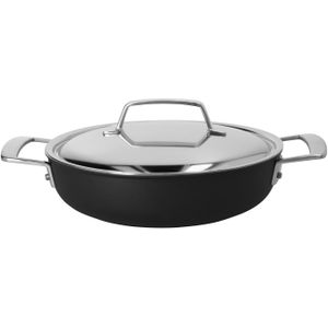 DEMEYERE - ALU PRO 5 - Sudderpan - Lage Kookpan - Ceraforce - PFAS-VRIJ 24 cm