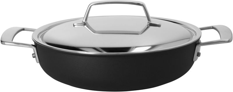 DEMEYERE - ALU PRO 5 - Sudderpan - Lage Kookpan - Ceraforce - PFAS-VRIJ 24 cm