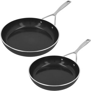 Demeyere Koekenpannen Alu Pro 5 Ceraforce ø 20 + 24 keramische anti aanbaklaag