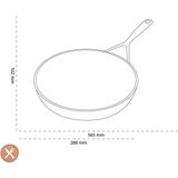 Demeyere - Alu Pro 5 - Koekenpan - 28 cm - PFAS Vrij - Aluminium