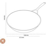 Demeyere - Alu Pro 5 - Wok - 30 cm - Aluminium - Ceraforce Antiaanbaklaag